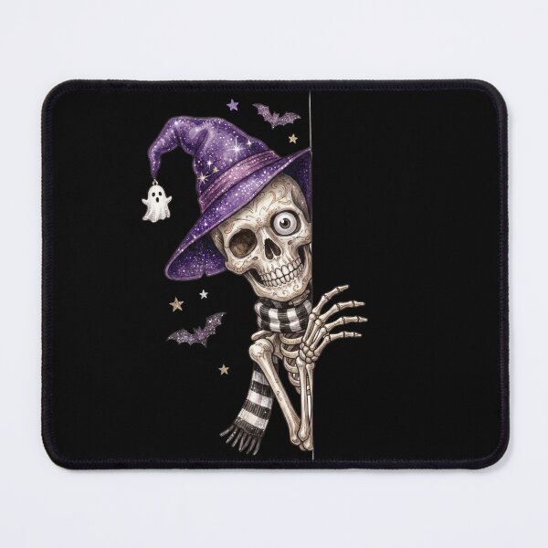 Item preview, Cute Skeleton Witch Halloween Magic designed and sold by PeacefulArtUkr.