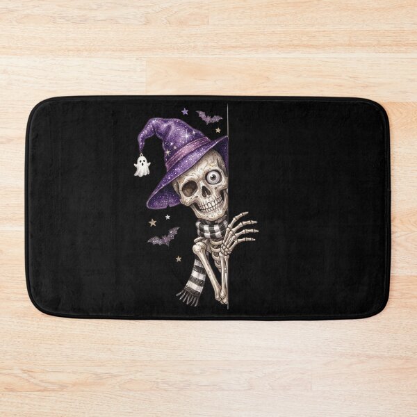 Item preview, Cute Skeleton Witch Halloween Magic designed and sold by PeacefulArtUkr.