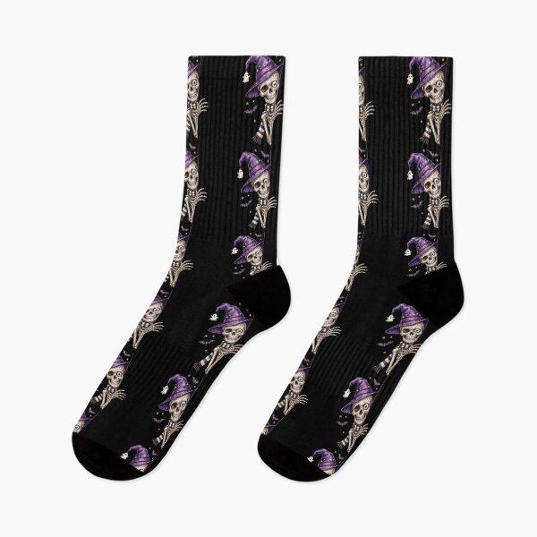 Item preview, Cute Skeleton Witch Halloween Magic designed and sold by PeacefulArtUkr.