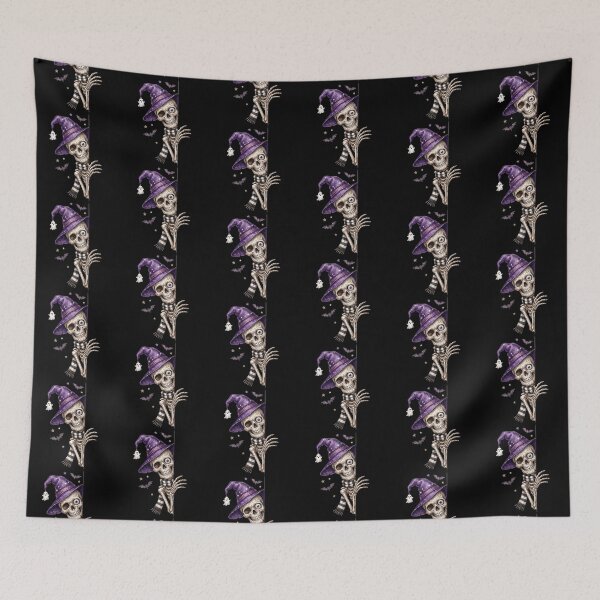Item preview, Cute Skeleton Witch Halloween Magic designed and sold by PeacefulArtUkr.