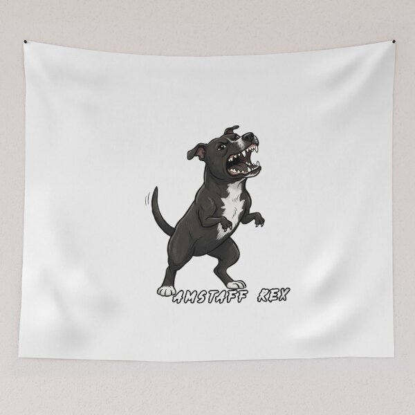 Item preview,  - Funny Pitbull Dinosaur Cartoon designed and sold by Addy77shop.