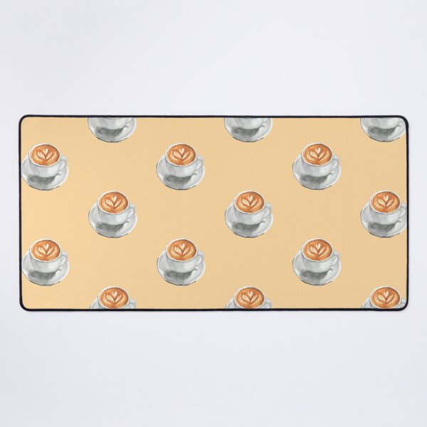 Item preview, Cozy Coffee Cup – Watercolor Latte Art Illustration designed and sold by Lyannaadesign.