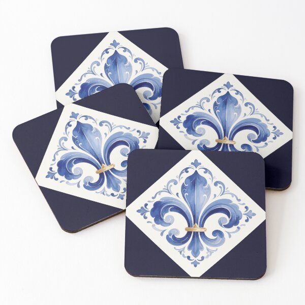 Item preview, Watercolor Fleur de lys designed and sold by Grypis.