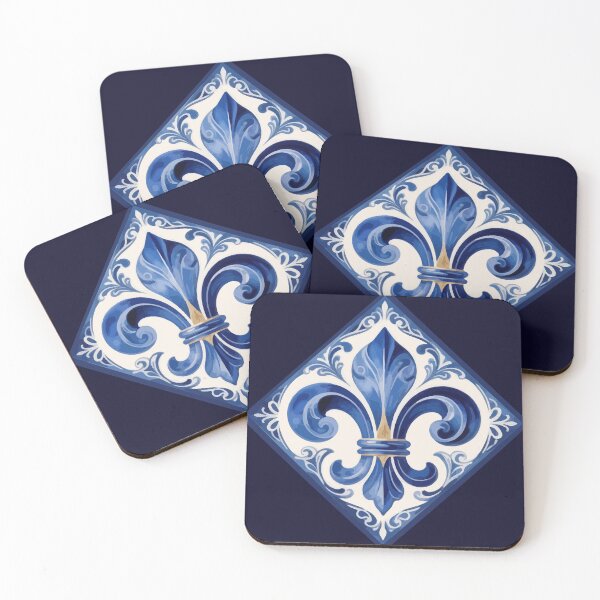 Item preview, Watercolor Fleur de lys designed and sold by Grypis.
