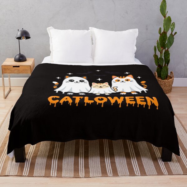 Item preview, Catloween Halloween Cats Ghost Kitten Spooky Fall Pet Lover designed and sold by w66aboo.
