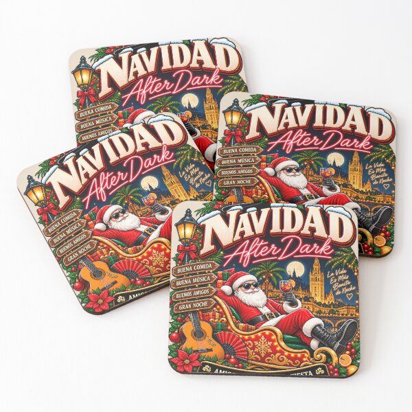 Item preview, Navidad After Dark – Spanish Christmas Night designed and sold by warlistop.