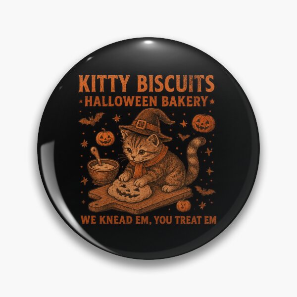 Item preview, Kitty Biscuits Halloween Bakery – Witch Cat designed and sold by DoArtITa.