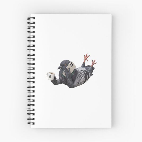 Item preview, Funny Pigeon Chilling With Coffee designed and sold by DoobleU.