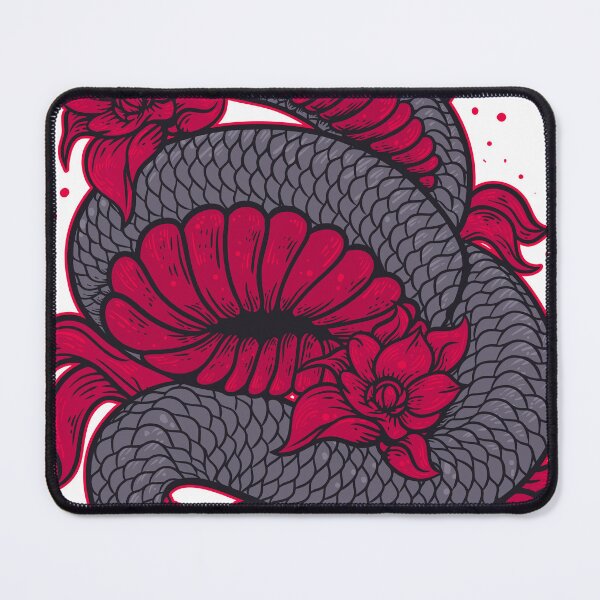 Item preview, Floral Snake – Dark Botanical Tattoo Art designed and sold by theunifystore.