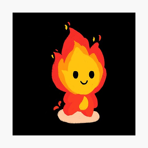 Item preview, Cute Fire Character  designed and sold by DuliDoodles.