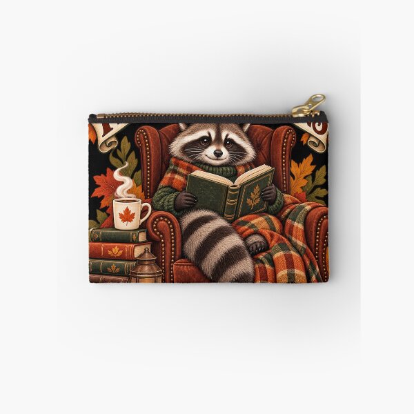 Item preview, Pages Over Plans – Cozy Raccoon Reading Book Lover designed and sold by lbenoraib.