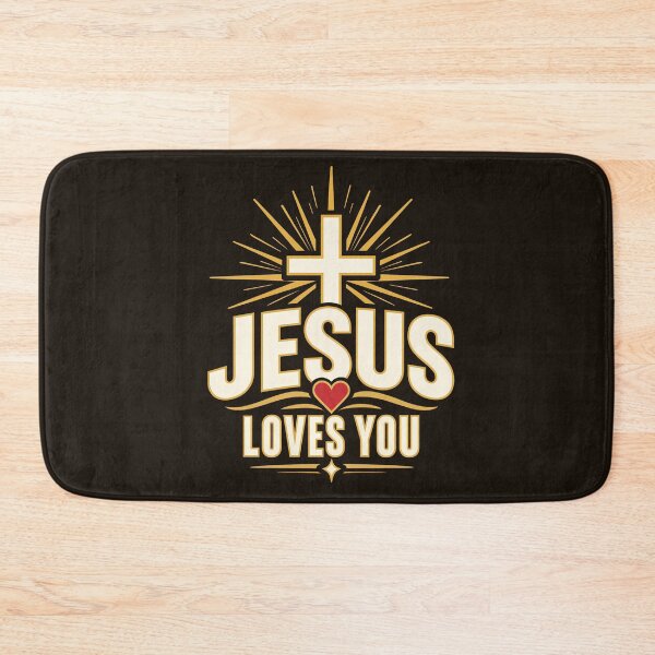 Item preview, Jesus Loves You – Christian Cross and Heart designed and sold by Infinitee8hirts.