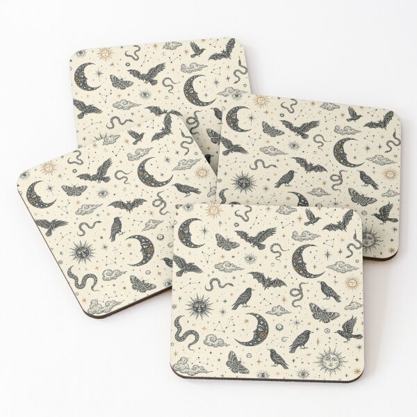 Item preview, Mystical Halloween Celestial Night Pattern designed and sold by frumixart.