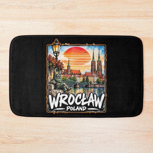 Item preview, Wroclaw Poland Watercolor Travel designed and sold by TomFrontierArt.