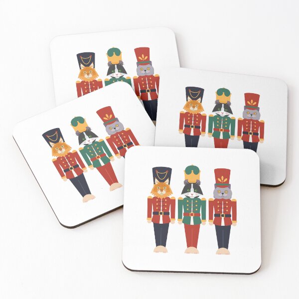 Item preview, Christmas Nutcracker Cats designed and sold by Qualali Studio.