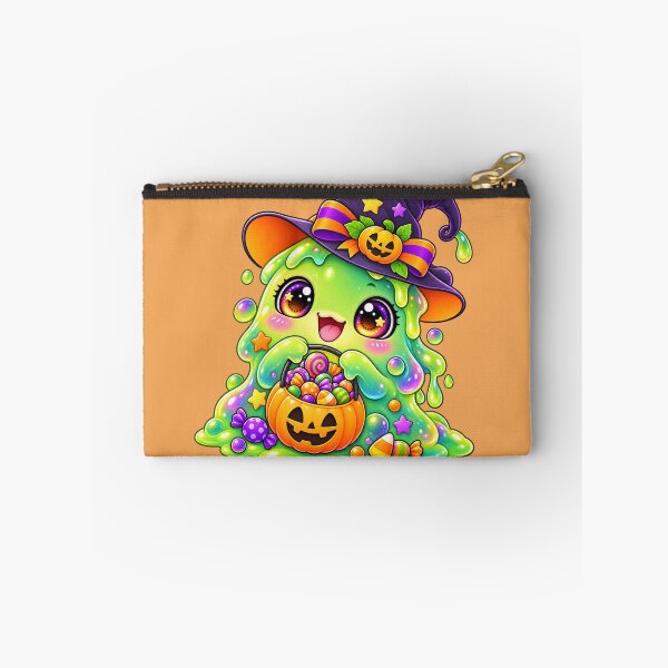 Item preview, Kawaii Slime Candy Bucket Sticker Art – Cute Chibi Halloween Illustration designed and sold by MagicMakerPh.