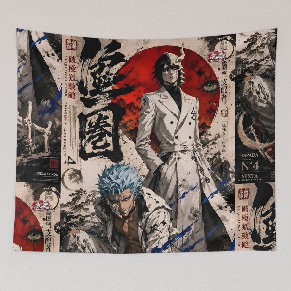 Item preview, Dark Supernatural Warrior Red Moon Japanese Ink Art designed and sold by Dyan4.