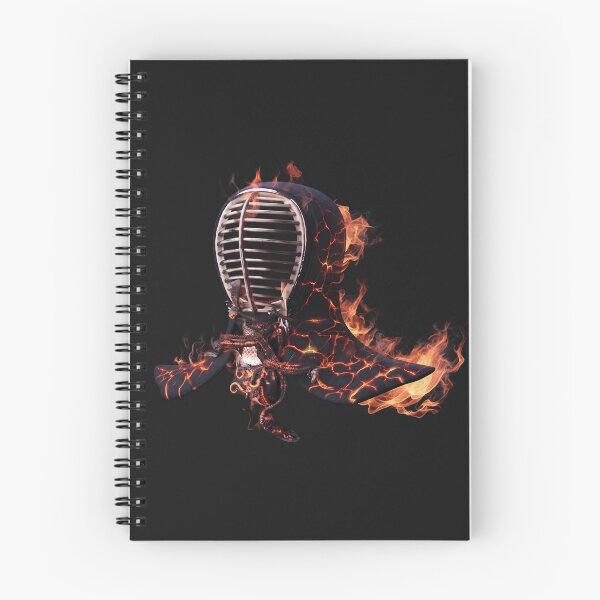 Item preview, Burning Kendo Mask designed and sold by sannimoe.