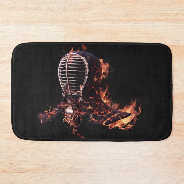 Item preview, Burning Kendo Mask designed and sold by sannimoe.