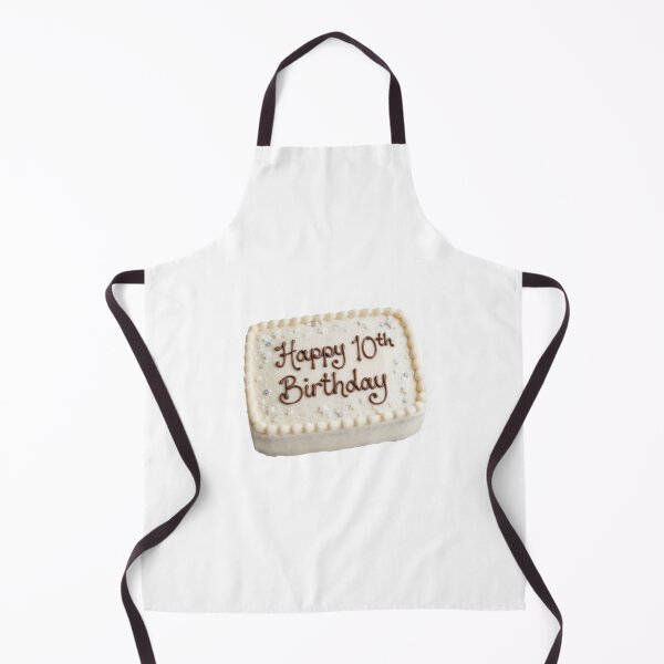 Item preview, Happy 10th birthday 10 cute adorable cake party vanilla white kawaii designed and sold by CheeseBlueprint.