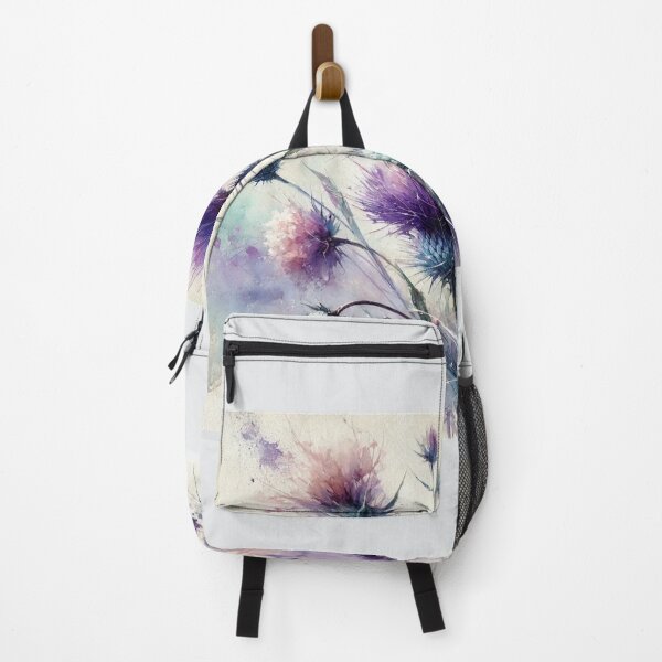 Item preview, Scottish Thistles – Purple Watercolour Scotland Floral Art designed and sold by Thistleinkart.