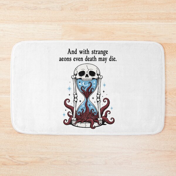 Item preview, H.P. Lovecraft Strange Aeons Skull Hourglass designed and sold by Fenay Designs.