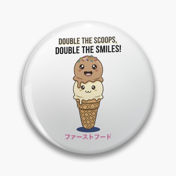 Item preview, Double Delight Ice Cream designed and sold by Bamboly-Arts.