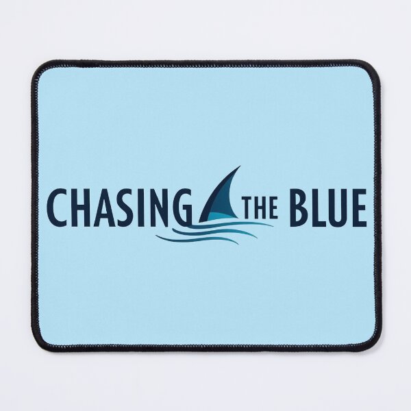 Item preview, Chasing The Blue – Minimalist Shark Fin Logo designed and sold by Chroma Dreams .