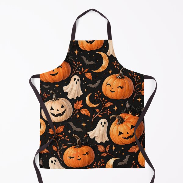 Item preview, Halloween pumpkin and ghost patterns designed and sold by Fotografin1981.