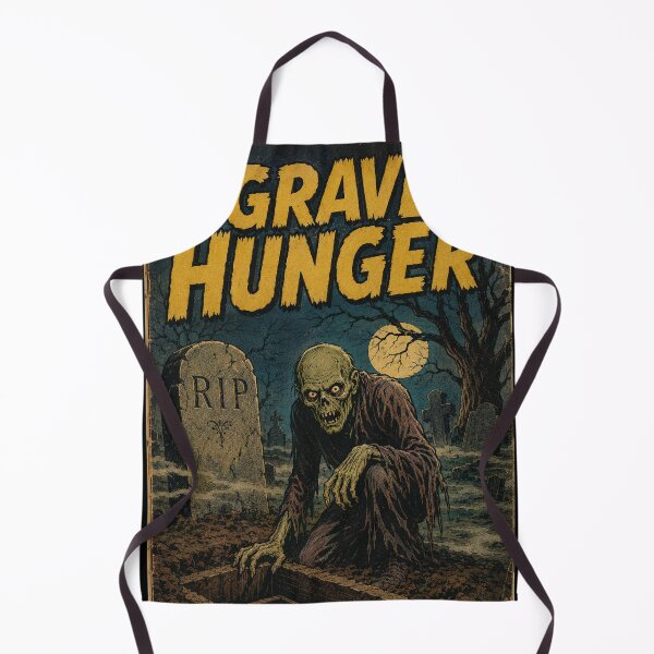 Item preview, Vintage Halloween Cover Art: Eerie Ghoul Graveyard Hunger designed and sold by bapupa.