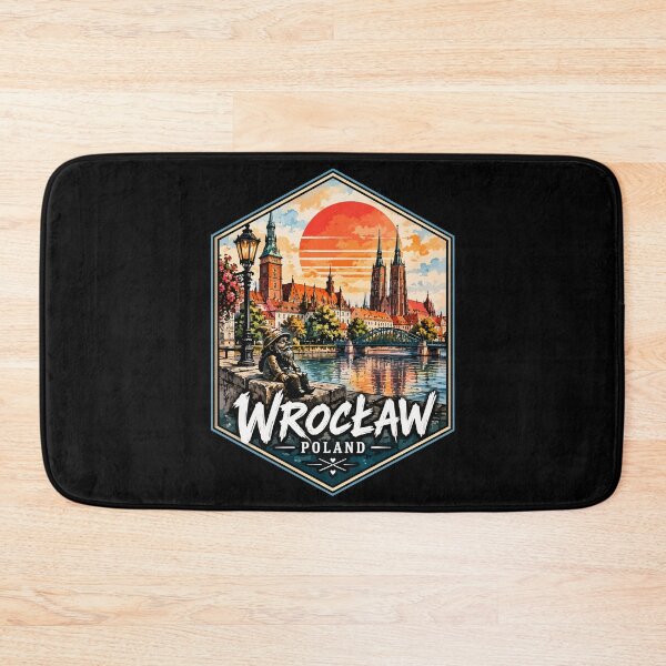 Item preview, Wroclaw Poland Watercolor designed and sold by TomFrontierArt.