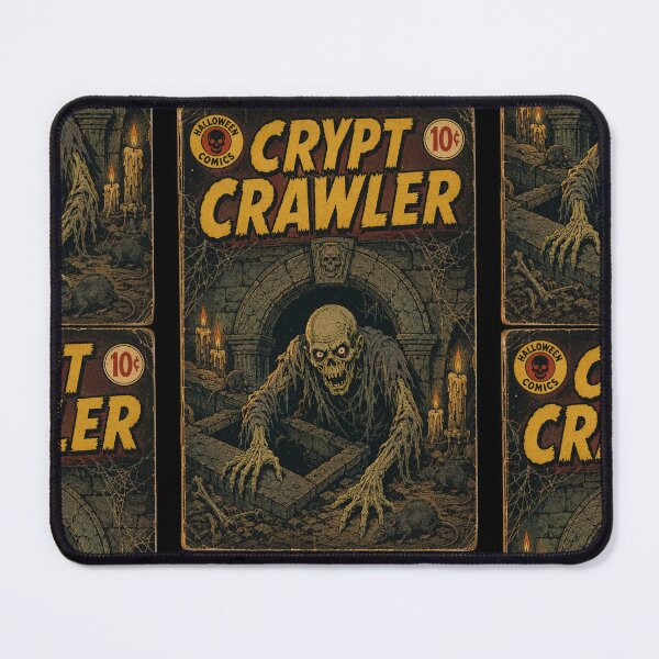 Item preview, Vintage Halloween Cover Art: Haunted Ghoul Crypt Awakening designed and sold by bapupa.