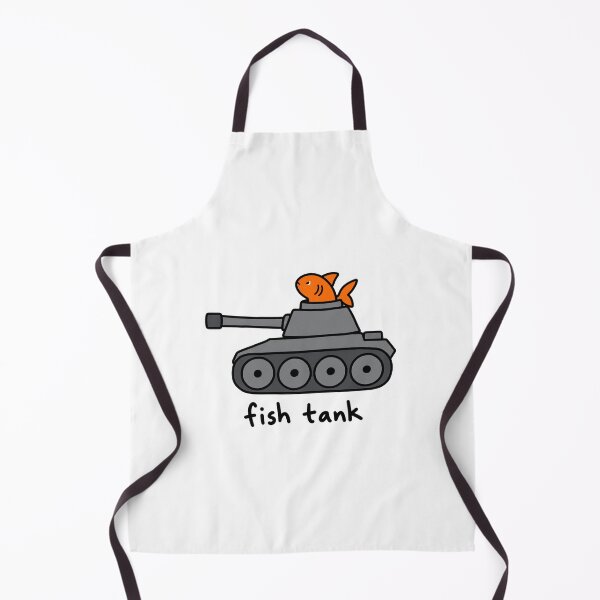 Item preview, Fish Tank – Funny Fish Pun Cartoon designed and sold by Breisey.