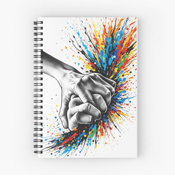 Item preview, Together We Are Stronger – Colour Splash Hands Art designed and sold by Thistleinkart.