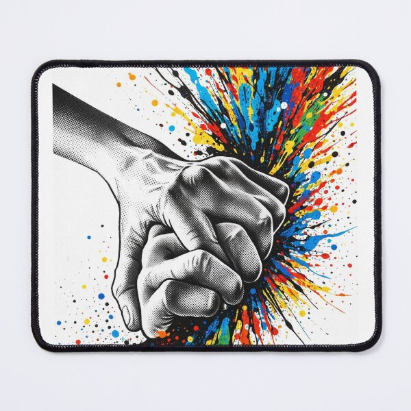 Item preview, Together We Are Stronger – Colour Splash Hands Art designed and sold by Thistleinkart.