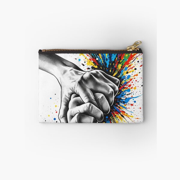 Item preview, Together We Are Stronger – Colour Splash Hands Art designed and sold by Thistleinkart.