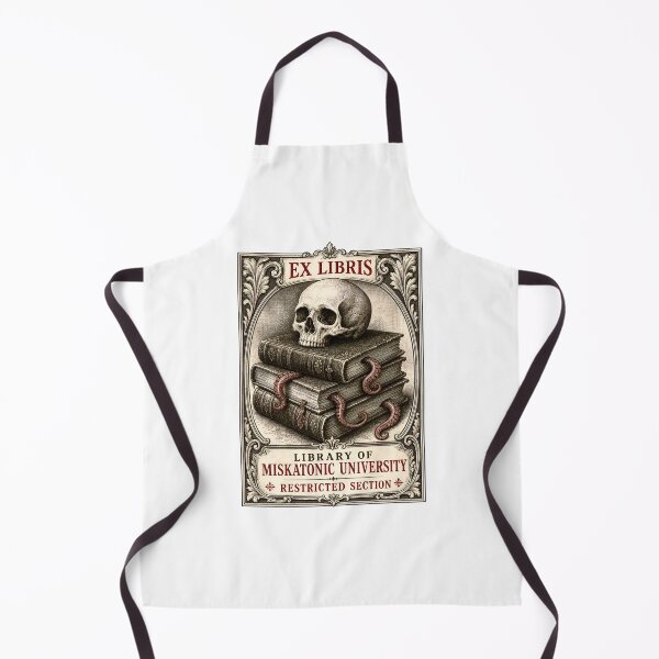 Item preview, H.P. Lovecraft Miskatonic Restricted Library designed and sold by Fenay Designs.