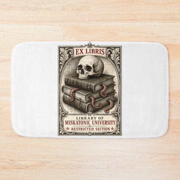 Item preview, H.P. Lovecraft Miskatonic Restricted Library designed and sold by Fenay Designs.