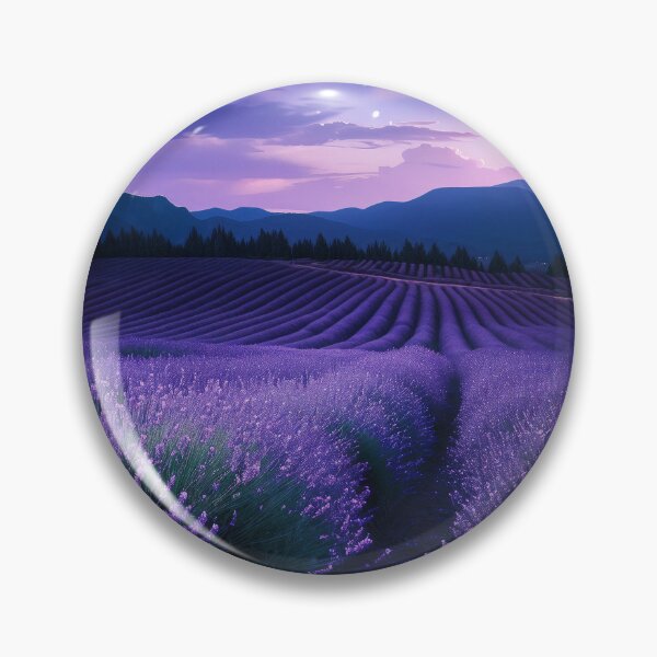 Item preview, Moonlit Path Through Lavender designed and sold by QuantumDrift.