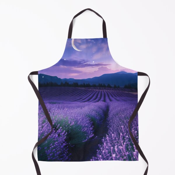 Item preview, Moonlit Path Through Lavender designed and sold by QuantumDrift.