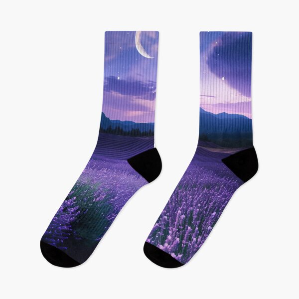 Item preview, Moonlit Path Through Lavender designed and sold by QuantumDrift.