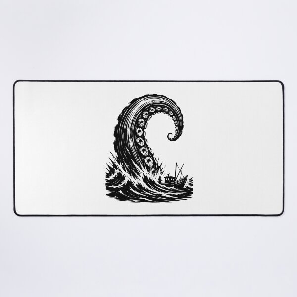 Item preview, The Call of Cthulhu: Giant Tentacle vs Fishing Boat designed and sold by Fenay Designs.