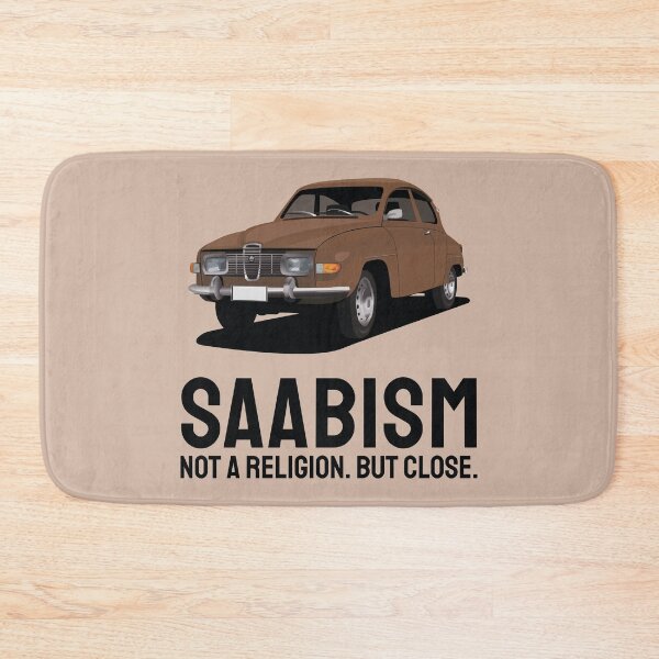 Item preview, SAABISM. Not a Religion. But close. SAAB 96 designed and sold by knappidesign.