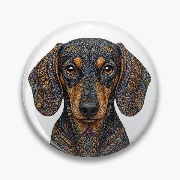 Item preview, Black and Tan Dachshund  designed and sold by PaintedbyCarol.