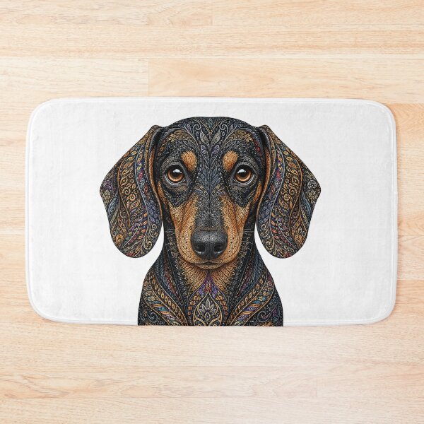 Item preview, Black and Tan Dachshund  designed and sold by PaintedbyCarol.