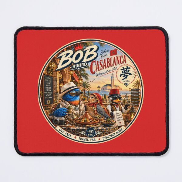 Item preview, BOB in Casablanca – Moroccan Travel Adventure | +91BIRD designed and sold by Plus91BIRD.