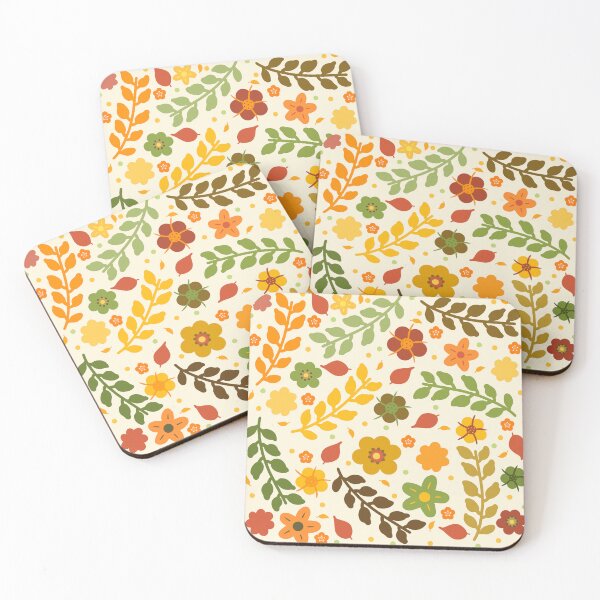 Item preview, Fall Colorful Floral pattern  designed and sold by Hello-Cuties.