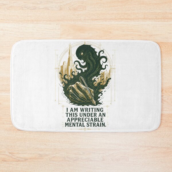 Item preview, H.P. Lovecraft Writing Under Mental Strain designed and sold by Fenay Designs.