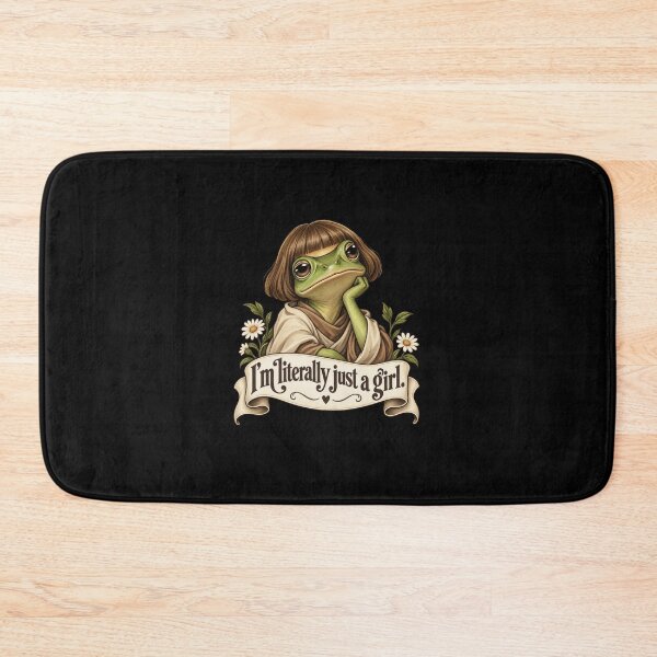 Item preview, Funny I’m Literally Just a Girl Frog Art designed and sold by elderberry.