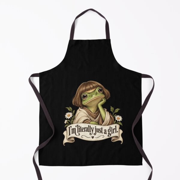 Item preview, Funny I’m Literally Just a Girl Frog Art designed and sold by elderberry.
